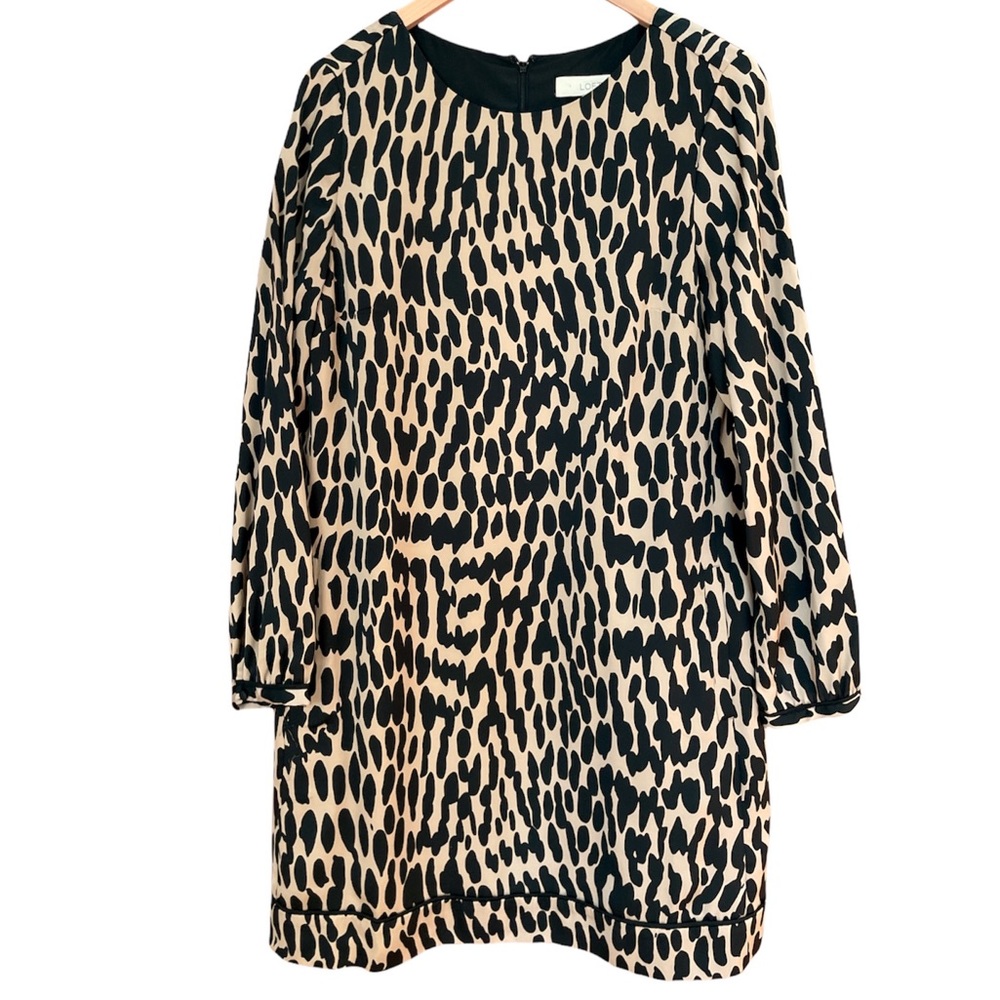 Loft Leopard Print Shift Dress
